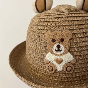 کلاه آفتابی بچگانه مدل خرسی