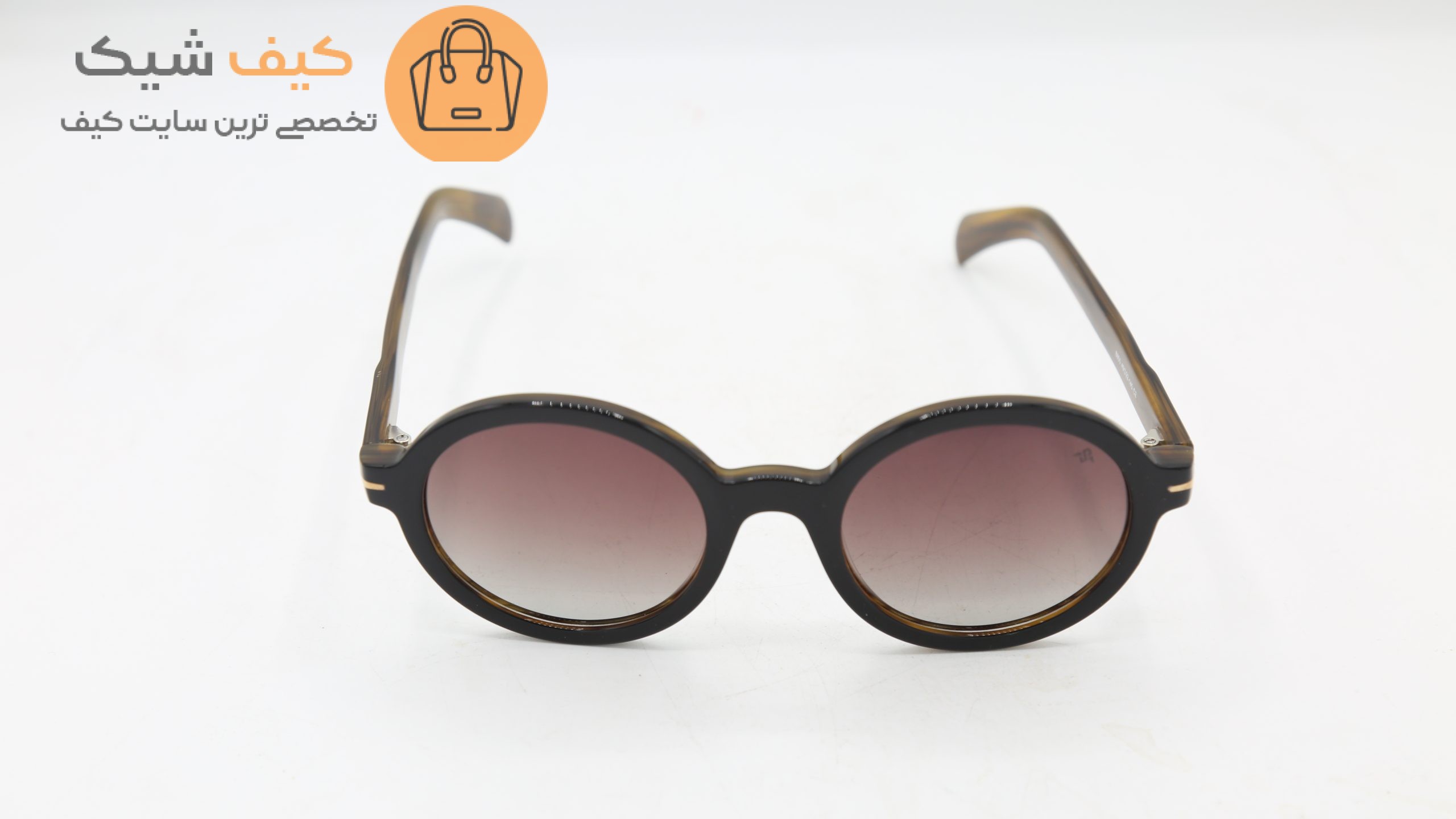 عینک زنانه مدل بیضی مشکی